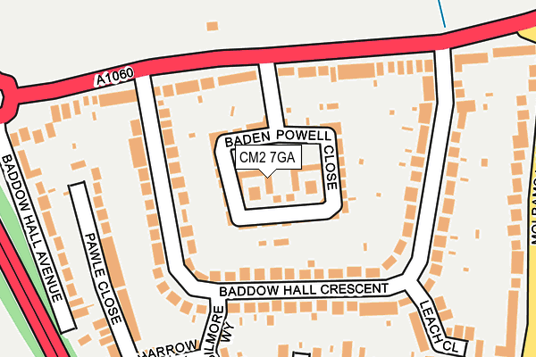 Map of MPA PROPERTY LIMITED at local scale