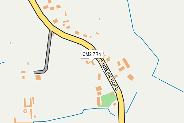 CM2 7RN map - OS OpenMap – Local (Ordnance Survey)