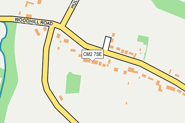 CM2 7SE map - OS OpenMap – Local (Ordnance Survey)