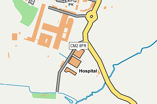 CM2 8FR map - OS OpenMap – Local (Ordnance Survey)