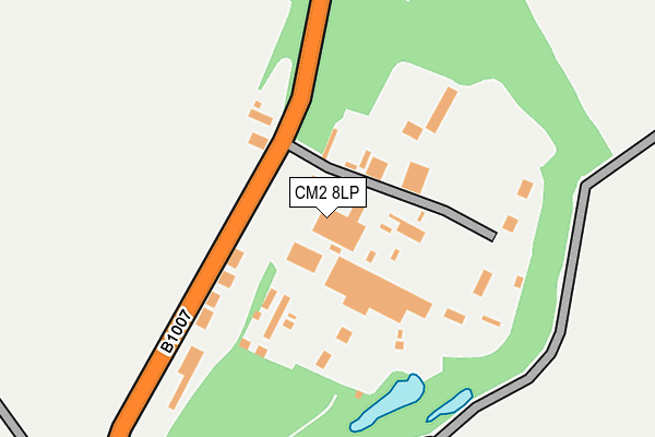 CM2 8LP map - OS OpenMap – Local (Ordnance Survey)