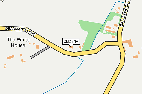 CM2 8NA map - OS OpenMap – Local (Ordnance Survey)