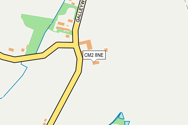 CM2 8NE map - OS OpenMap – Local (Ordnance Survey)