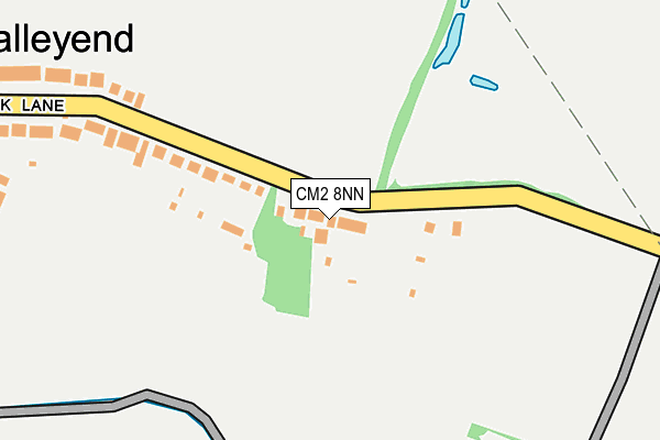CM2 8NN map - OS OpenMap – Local (Ordnance Survey)