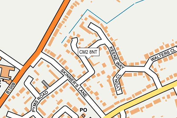CM2 8NT map - OS OpenMap – Local (Ordnance Survey)