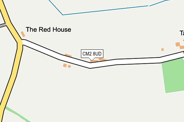 CM2 8UD map - OS OpenMap – Local (Ordnance Survey)