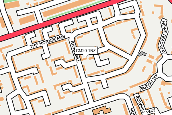 CM20 1NZ map - OS OpenMap – Local (Ordnance Survey)