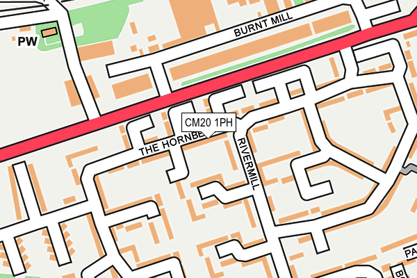 CM20 1PH map - OS OpenMap – Local (Ordnance Survey)