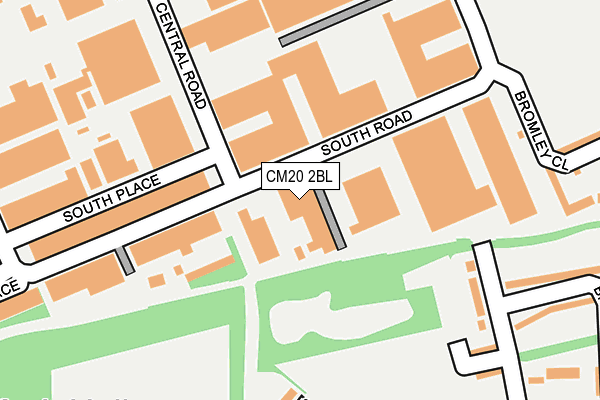 CM20 2BL map - OS OpenMap – Local (Ordnance Survey)