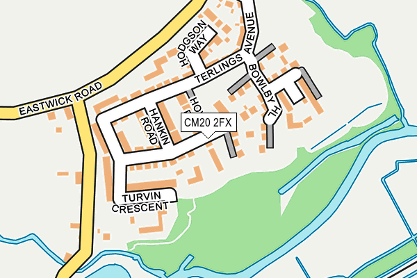 CM20 2FX map - OS OpenMap – Local (Ordnance Survey)
