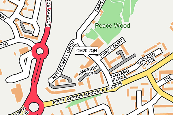 Map of NETTESWELL LIMITED at local scale