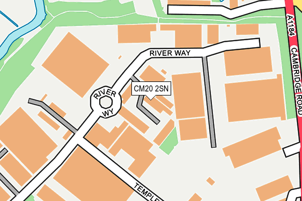 CM20 2SN map - OS OpenMap – Local (Ordnance Survey)