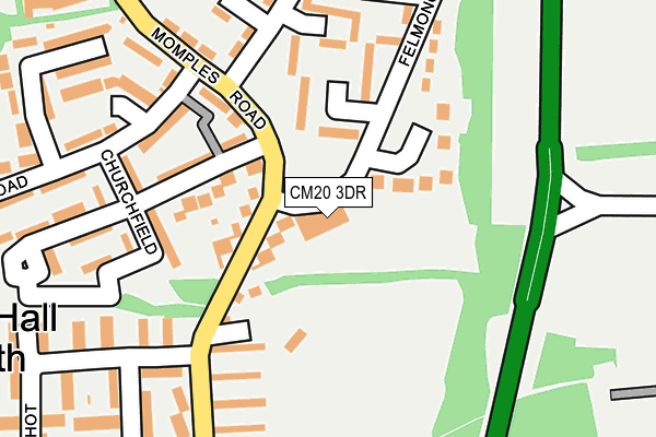 CM20 3DR map - OS OpenMap – Local (Ordnance Survey)