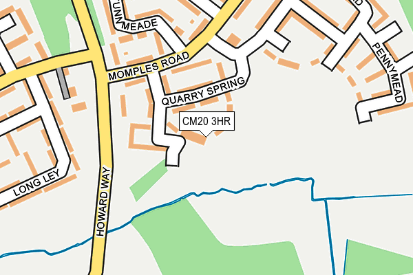 CM20 3HR map - OS OpenMap – Local (Ordnance Survey)