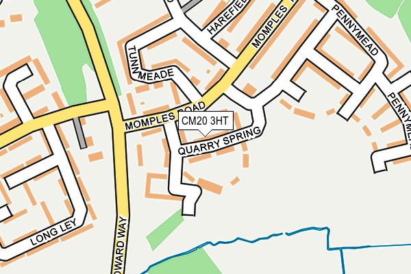 CM20 3HT map - OS OpenMap – Local (Ordnance Survey)