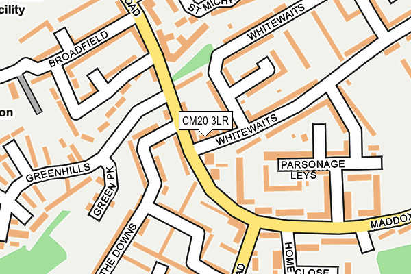 CM20 3LR map - OS OpenMap – Local (Ordnance Survey)