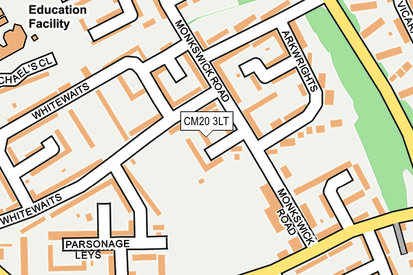 CM20 3LT map - OS OpenMap – Local (Ordnance Survey)