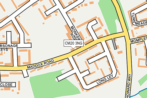 CM20 3NG map - OS OpenMap – Local (Ordnance Survey)