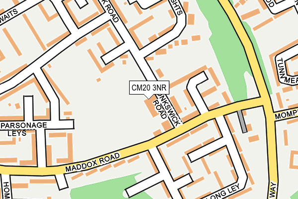 CM20 3NR map - OS OpenMap – Local (Ordnance Survey)