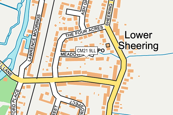 Map of PARKENNY CONSTRUCTION LTD at local scale