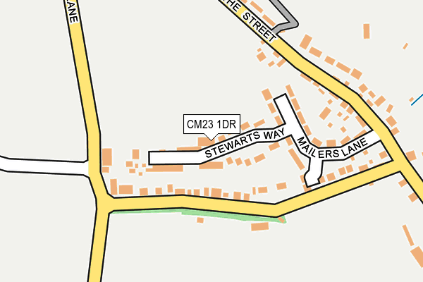 CM23 1DR map - OS OpenMap – Local (Ordnance Survey)