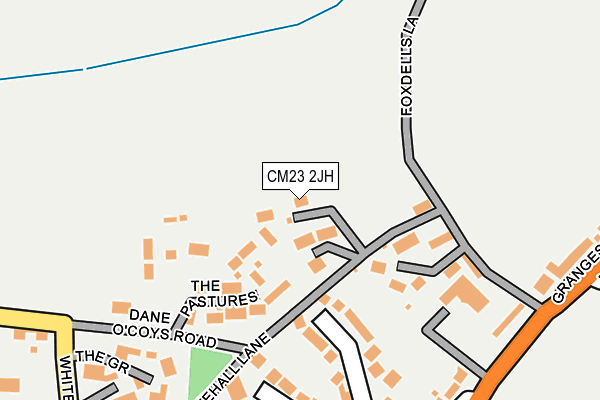 CM23 2JH map - OS OpenMap – Local (Ordnance Survey)