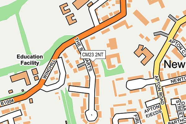 CM23 2NT map - OS OpenMap – Local (Ordnance Survey)