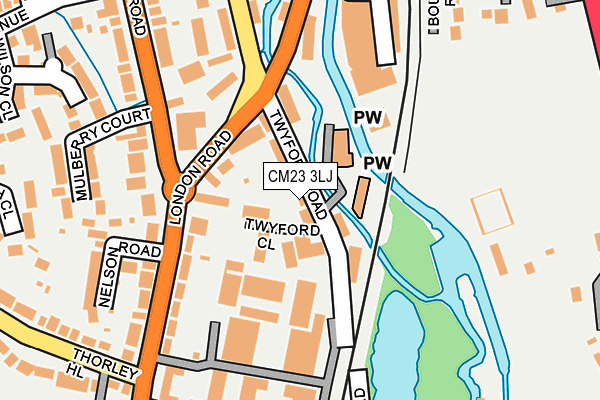 CM23 3LJ map - OS OpenMap – Local (Ordnance Survey)