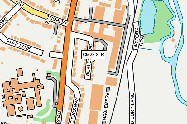 CM23 3LR map - OS OpenMap – Local (Ordnance Survey)