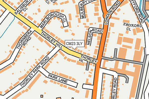 CM23 3LY map - OS OpenMap – Local (Ordnance Survey)