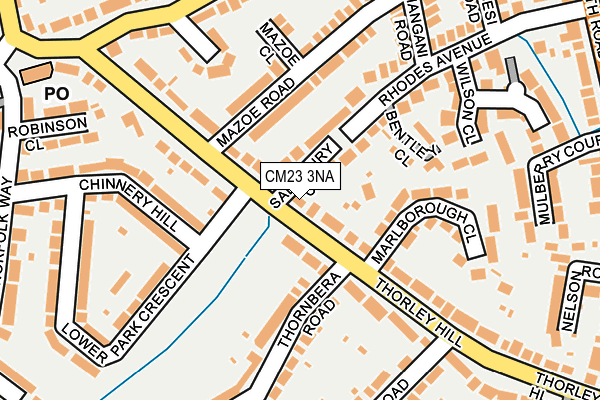 CM23 3NA map - OS OpenMap – Local (Ordnance Survey)