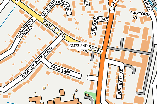 CM23 3ND map - OS OpenMap – Local (Ordnance Survey)
