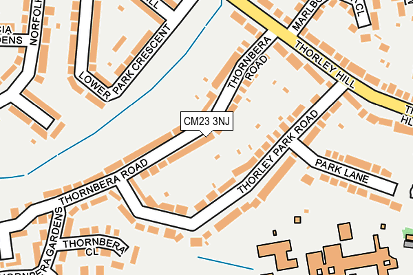 CM23 3NJ map - OS OpenMap – Local (Ordnance Survey)