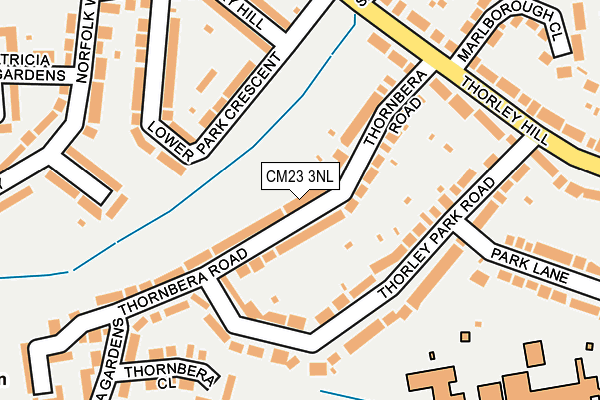 CM23 3NL map - OS OpenMap – Local (Ordnance Survey)