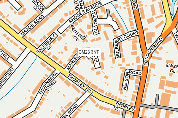 CM23 3NT map - OS OpenMap – Local (Ordnance Survey)