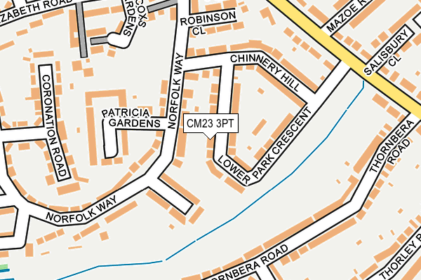 CM23 3PT map - OS OpenMap – Local (Ordnance Survey)