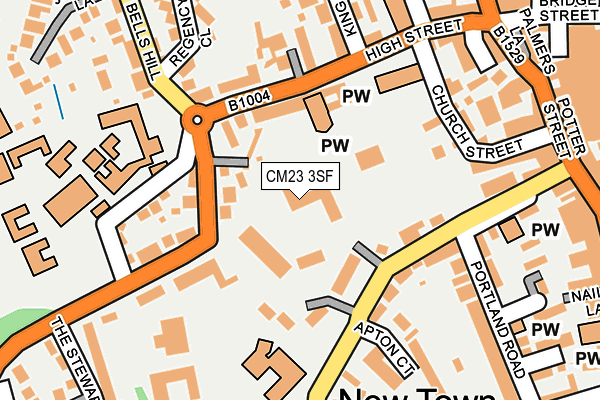 CM23 3SF map - OS OpenMap – Local (Ordnance Survey)