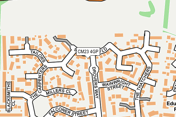CM23 4GP map - OS OpenMap – Local (Ordnance Survey)