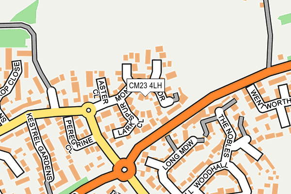 CM23 4LH map - OS OpenMap – Local (Ordnance Survey)
