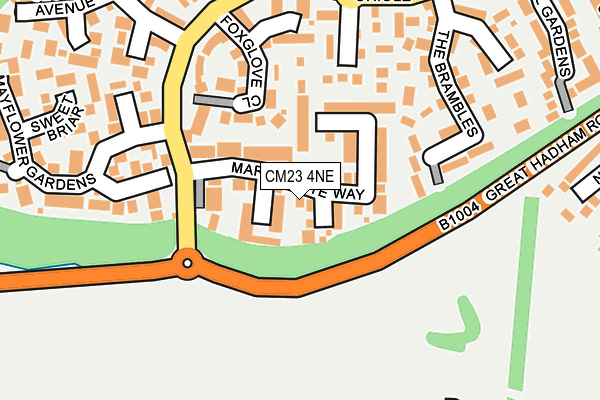 CM23 4NE map - OS OpenMap – Local (Ordnance Survey)