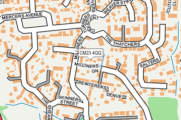 CM23 4QQ map - OS OpenMap – Local (Ordnance Survey)