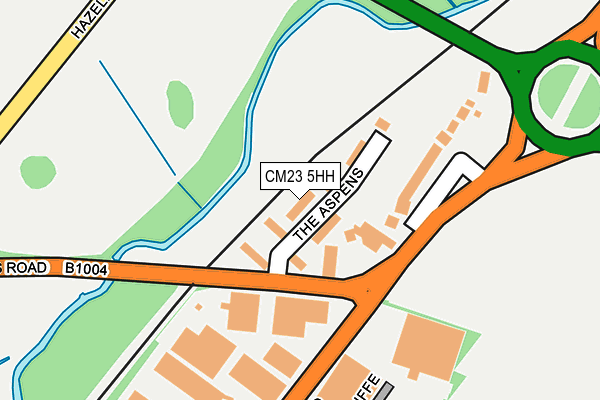CM23 5HH map - OS OpenMap – Local (Ordnance Survey)