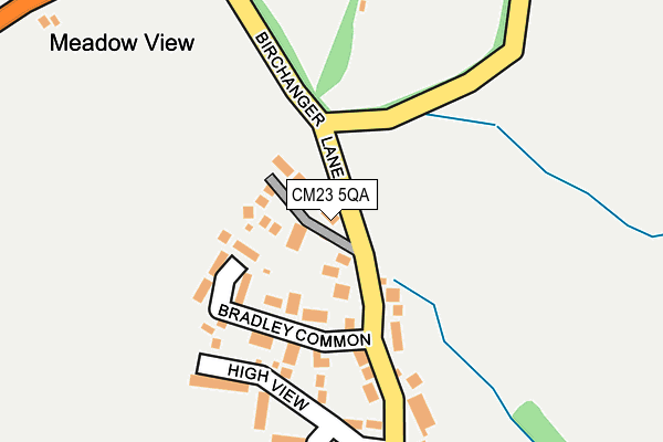 CM23 5QA map - OS OpenMap – Local (Ordnance Survey)