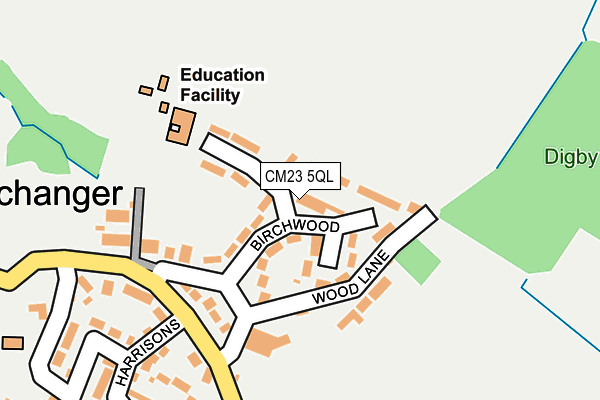 Map of BLACKRIDGE SERVICES LTD at local scale