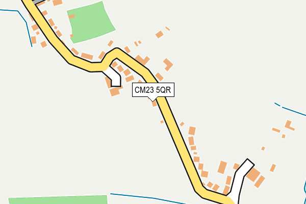 CM23 5QR map - OS OpenMap – Local (Ordnance Survey)