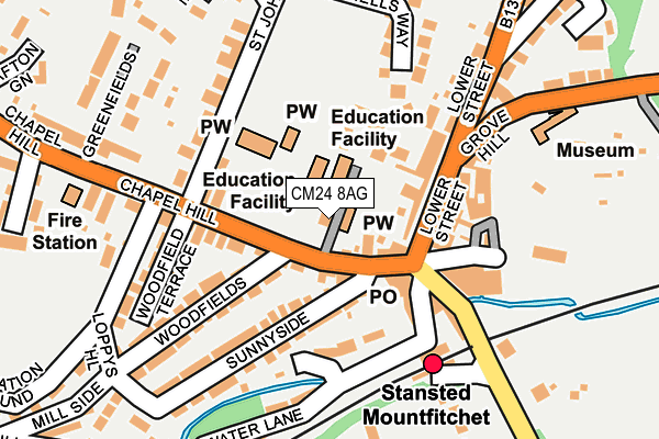 Map of ABSOLUTE SPORTS TRAVEL LTD at local scale