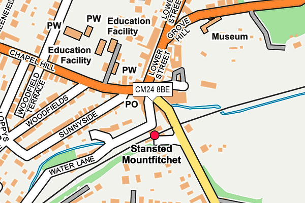Map of MOUNT PLEASANT PROPERTY MANAGEMENT LTD at local scale