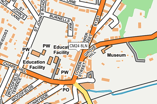 Map of EARL TRADING LIMITED at local scale
