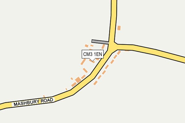 CM3 1EN map - OS OpenMap – Local (Ordnance Survey)