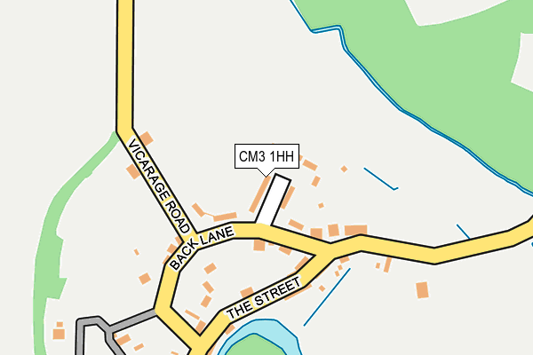 CM3 1HH map - OS OpenMap – Local (Ordnance Survey)